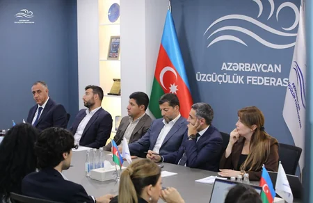 Bakıda keçiriləcək üzgüçülük üzrə Dünya Kubokuna hazırlıq məsələləri müzakirə olunub