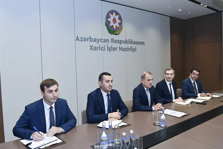 Ceyhun Bayramov ATƏT Parlament Assambleyasının Prezidenti ilə sülh gündəliyini müzakirə edib