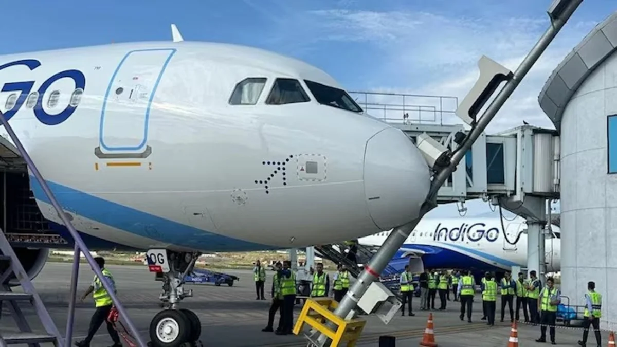 IndiGo plane hits pole during parking at Srinagar Airport
