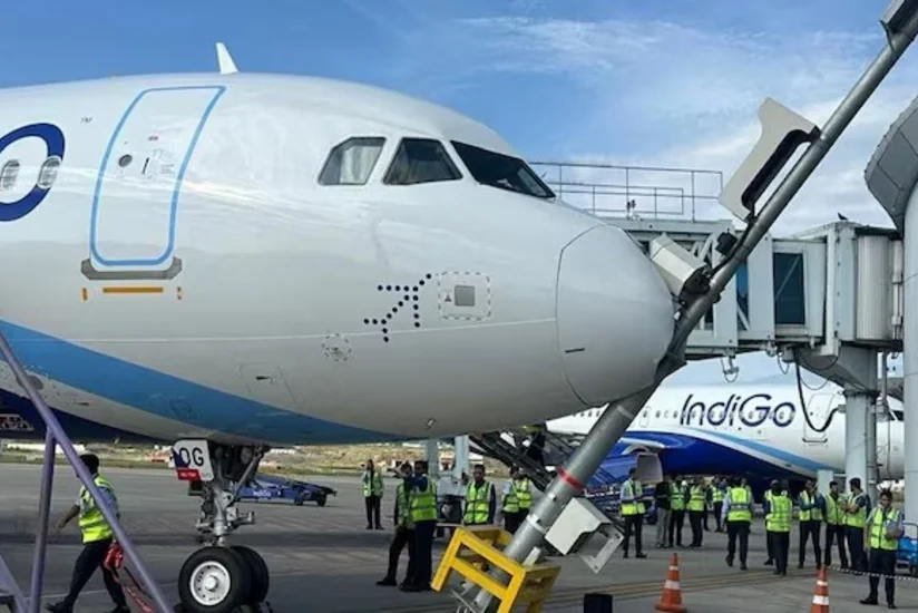 IndiGo plane hits pole during parking at Srinagar Airport
