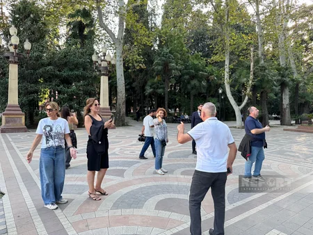 Georgian bloggers and journalists visit Ganja