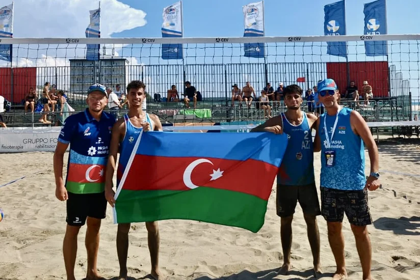 Azərbaycan komandası çimərlik voleybolu üzrə Avropa çempionatında  pley-offa yüksəlib