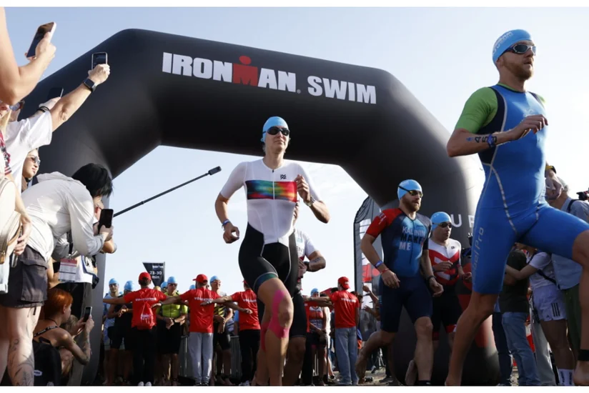 Bakıda ALUFAR IRONMAN 70.3 Baku beynəlxalq triatlon yarışı start götürüb
