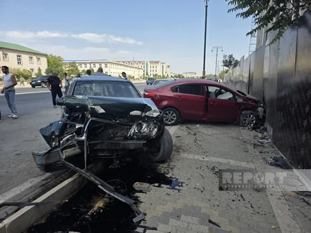 Naxçıvanda zəncirvari qəza olub, xəsarət alanlar var