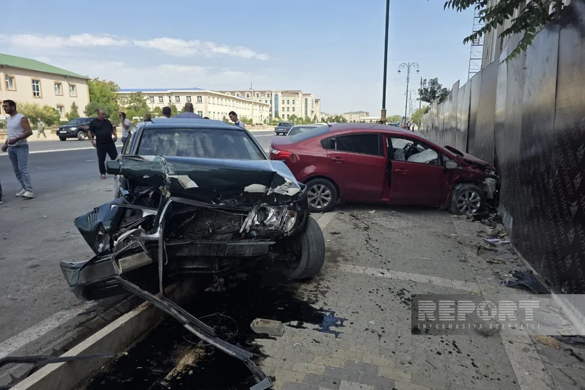 Naxçıvanda zəncirvari qəza olub, xəsarət alanlar var