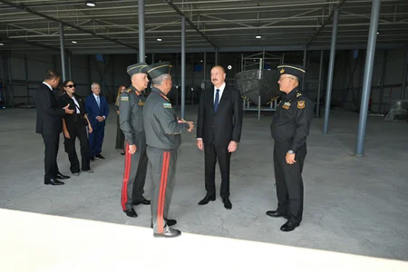 Prezident İlham Əliyev Hərbi Dəniz Qüvvələrində olub