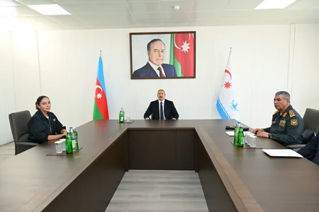Prezident İlham Əliyev Hərbi Dəniz Qüvvələrində olub