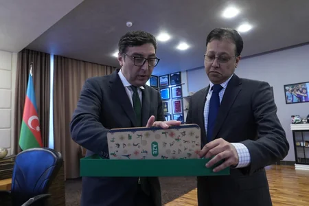 Fərid Qayıbov Pakistan səfiri Qasım Mohuddi ilə idman sahəsində əməkdaşlığı müzakirə edib