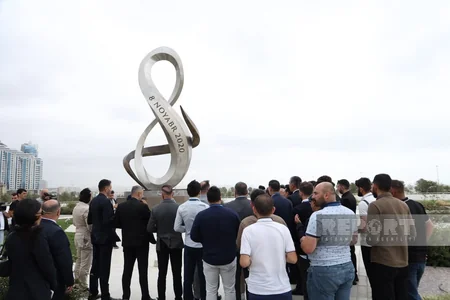 Azerbaijani clerics from three countries visit Victory Park in Baku
