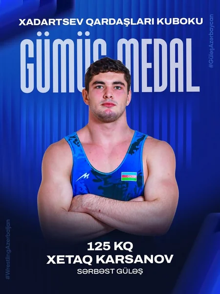Azərbaycan sərbəst güləşçiləri Xadartsev qardaşlarının kubokunda 8 medal qazanıblar