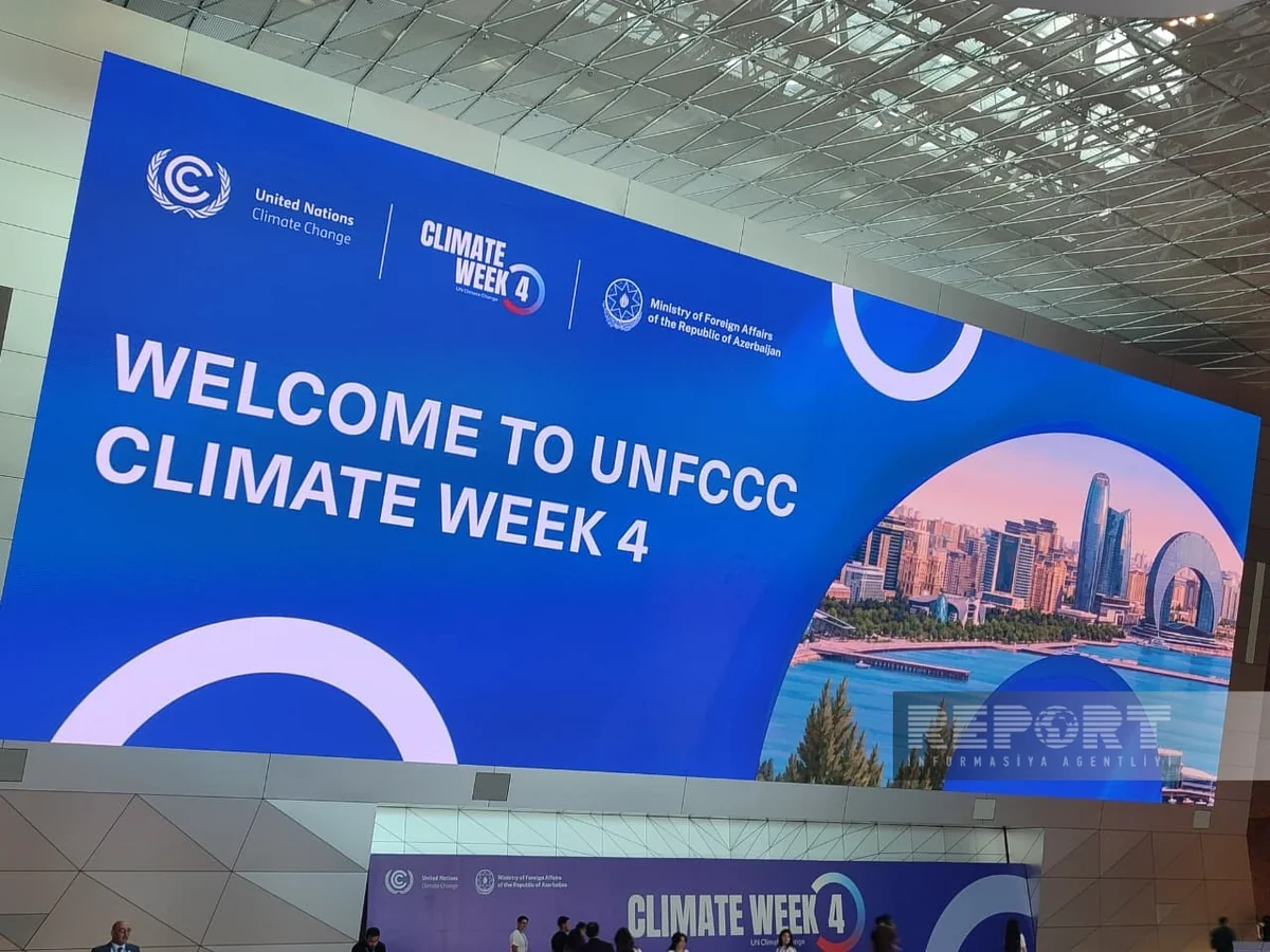 Baku hosting UNFCCC Climate Week 4