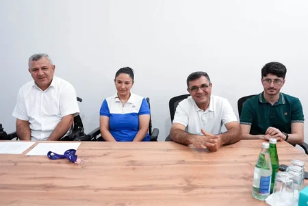 Milli Paralimpiya Komitəsinin rəhbərliyi bocciaçı Sona Ağayeva ilə görüşüb