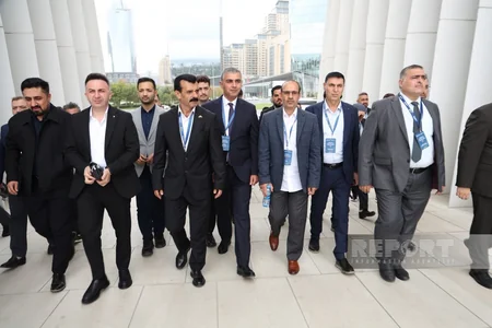 Azerbaijani clerics from three countries visit Victory Park in Baku