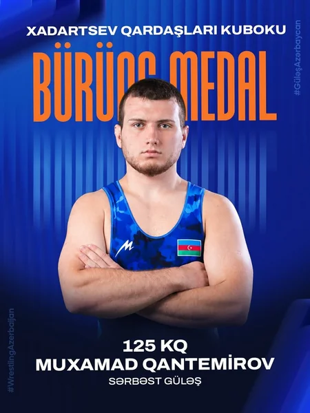 Azərbaycan sərbəst güləşçiləri Xadartsev qardaşlarının kubokunda 8 medal qazanıblar