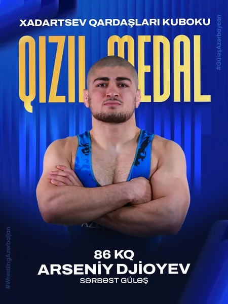 Azərbaycan sərbəst güləşçiləri Xadartsev qardaşlarının kubokunda 8 medal qazanıblar