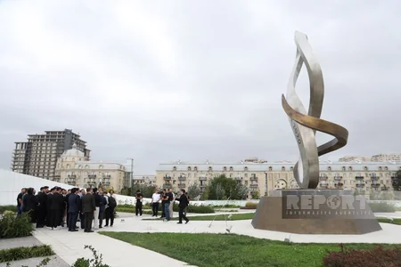 Azerbaijani clerics from three countries visit Victory Park in Baku