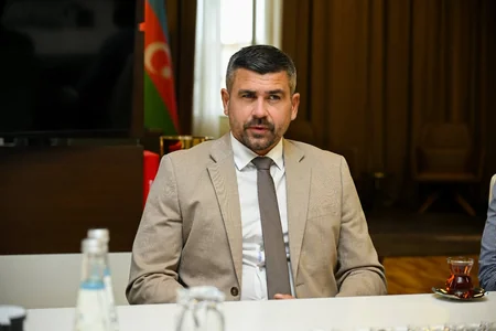 Fərid Qayıbov Filip Juda ilə minifutbola aid beynəlxalq əlaqələrin genişləndirilməsini müzakirə edib