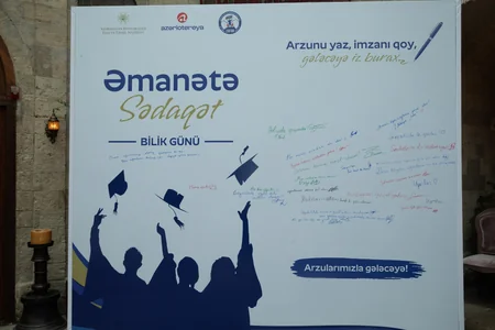 Əmanətə Sədaqət layihəsi çərçivəsində şəhid övladları üçün Bilik Günü tədbiri keçirilib