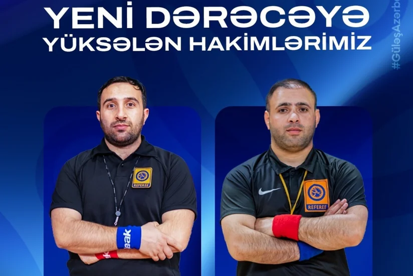 Azərbaycanın güləş hakimləri Samil Fəttayev və Nihad Muradov kateqoriyalarını yüksəldiblər