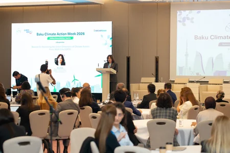 Anar Quliyev Bakı İqlim Fəaliyyəti Həftəsi çərçivəsində panel sessiyada iştirak edib