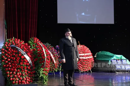 Xalq artisti Aleksandr Şarovski ilə vida mərasimi başa çatıb - YENİLƏNİB-2