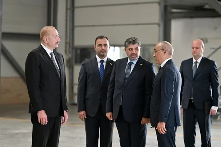 Ильхам Алиев принял участие в открытии предприятия Fabriora Group в Гарадагском районе