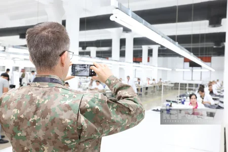 Foreign diplomats familiarize themselves with operations of garment factory in Azerbaijan's Khankandi