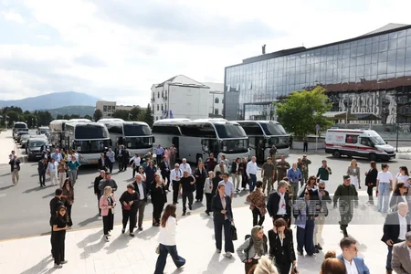 Foreign diplomats visit Cultural Center in Azerbaijan's Khankandi