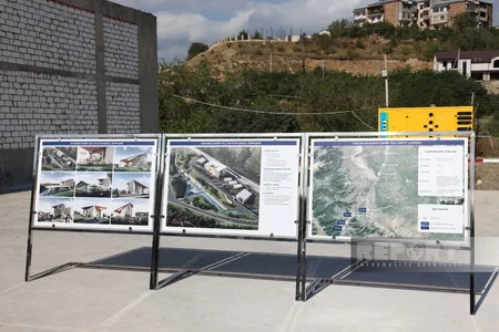 Diplomatlar Xankəndidə dəmir yolu və avtovağzal kompleksinin tikintisi ilə tanış olublar
