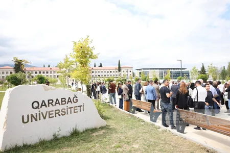 Foreign diplomats visit Karabakh University in Khankandi