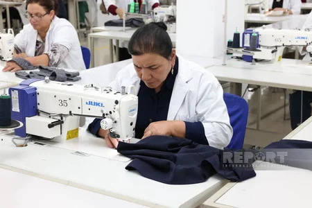 Foreign diplomats familiarize themselves with operations of garment factory in Azerbaijan's Khankandi