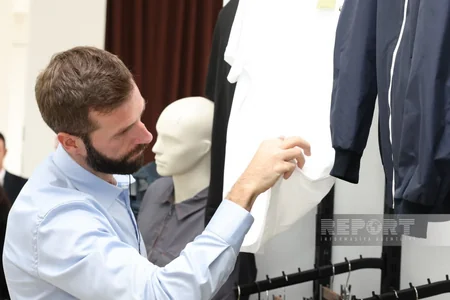 Foreign diplomats familiarize themselves with operations of garment factory in Azerbaijan's Khankandi