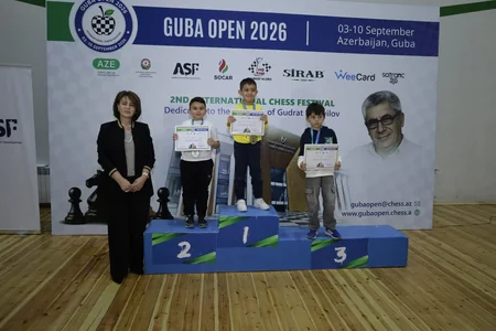 Guba Open 2026 II Beynəlxalq Şahmat Festivalına yekun vurulub