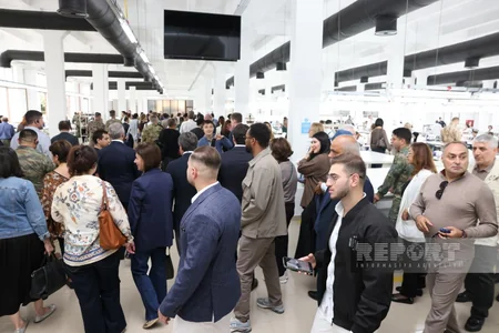 Foreign diplomats familiarize themselves with operations of garment factory in Azerbaijan's Khankandi