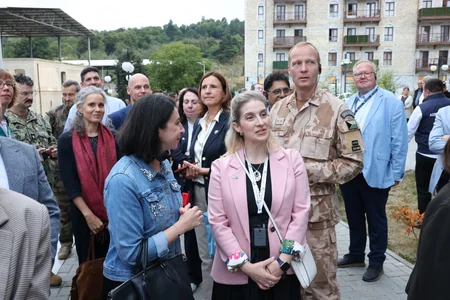 Xarici diplomatlar Şuşanın Birinci yaşayış məhəlləsini ziyarət ediblər