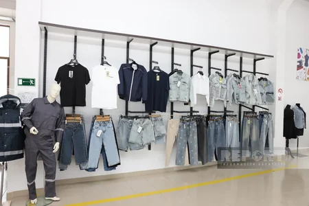 Foreign diplomats familiarize themselves with operations of garment factory in Azerbaijan's Khankandi