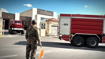 FHN Zaqatalada yanğın-taktiki təlim keçirib