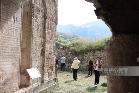 Foreign diplomats visit Khudavang Monastery Complex in Kalbajar