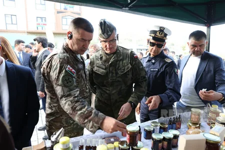 Xarici diplomatlar Kəlbəcərdə keçirilən Bal Festivalında iştirak ediblər