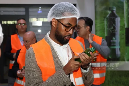 Foreign diplomats tour Istisu plant in Kalbajar