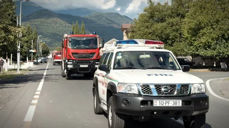 FHN Zaqatalada yanğın-taktiki təlim keçirib