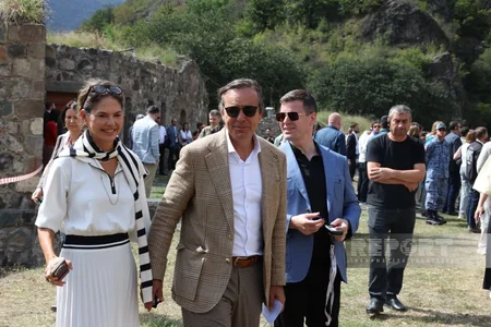 Foreign diplomats visit Khudavang Monastery Complex in Kalbajar
