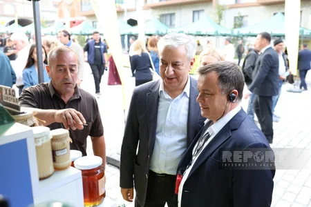 Xarici diplomatlar Kəlbəcərdə keçirilən Bal Festivalında iştirak ediblər