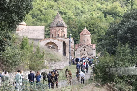 Foreign diplomats visit Khudavang Monastery Complex in Kalbajar