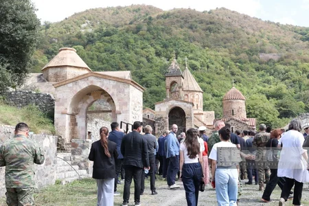 Foreign diplomats visit Khudavang Monastery Complex in Kalbajar