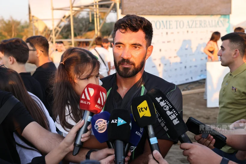 Elçin Camallı: İlk dəfə Azərbaycanda keçirilən çimərlik polosu üzrə yarışda qalib olmaq çox gözəldir
