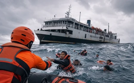 130 missing after passenger vessel sinks in Java Sea
