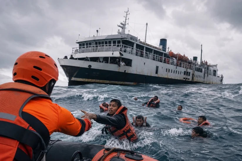 130 missing after passenger vessel sinks in Java Sea