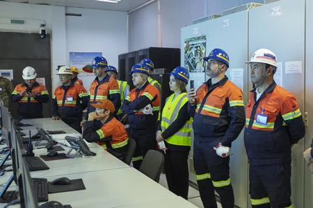 Azerbaijani delegation visits Altynken gold mine and gold refinery in Kyrgyzstan
