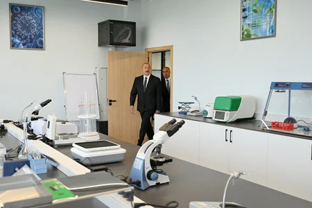 President Ilham Aliyev attends opening of first phase of SABAH.city innovation campus